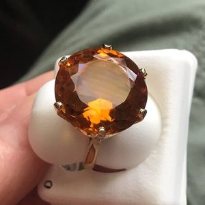 NWOT Gorgeous Genuine Amber Citrene